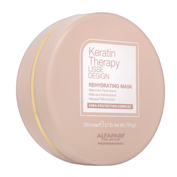Alfaparf Milano Lisse Design Keratin Therapy Rehydrating Mask vyživující maska pro suché a poškozené vlasy 200 ml