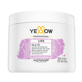 Alfaparf Milano Yellow Liss Mask maszk kisimított és fényes hajért 500 ml