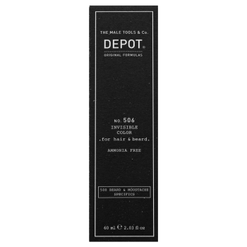 Depot No. 506 Invisible Color семи-перманентна боя върху косата и брадата Natural Steel 60 ml