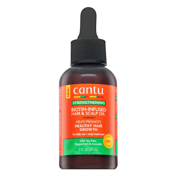 Cantu Strengthening Biotin-Infused Hair & Scalp Oil Aceite para el cabello 59 ml
