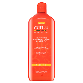 Cantu Shea Butter Sulfate-Free Cleansing Cream Shampoo čisticí šampon pro vlnité a kudrnaté vlasy 400 ml