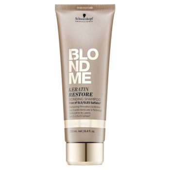 Schwarzkopf Professional BlondMe Keratin Restore Bonding Shampoo šampon za plavu kosu 250 ml
