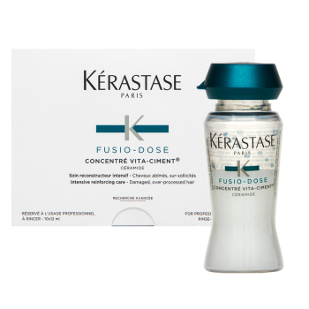 Kérastase Fusio-Dose Concentré Vita-Ciment kuracja do włosów osłabionych 10 x 12 ml
