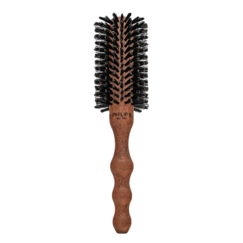 PHILIP B Large Round Hairbrush 65 mm četka za kosu s čekinjama divlje svinje