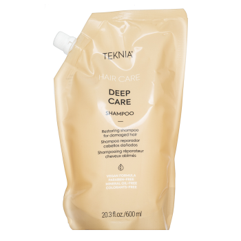 Lakmé Teknia Deep Care Shampoo vyživující šampon pro suché a poškozené vlasy Refill 600 ml