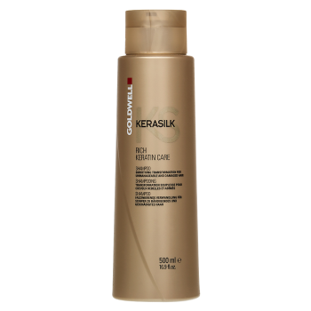 Goldwell Kerasilk Rich Keratin Care Shampoo shampoo voor weerbarstig en beschadigd haar 500 ml