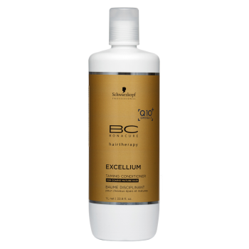 Schwarzkopf Professional BC Bonacure Excellium Taming Conditioner balsam pentru păr aspru 1000 ml