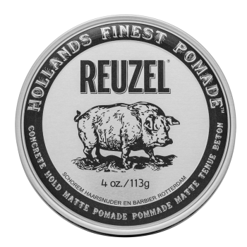 Reuzel Concrete Hold Matte Pomade помада за коса за силна фиксация 113 g