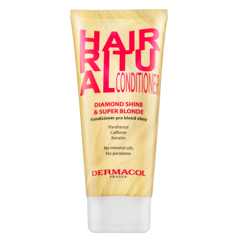Dermacol Hair Ritual Diamond Shine & Super Blonde Conditioner balsam pentru întărire pentru păr blond 200 ml