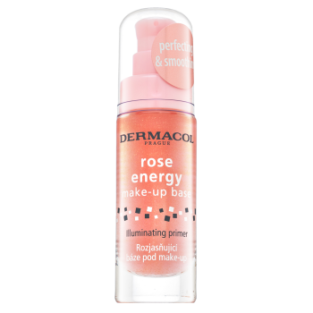 Dermacol Rose Energy Make-Up Base Egységesítő sminkalap az egységes és világosabb arcbőrre 20 ml