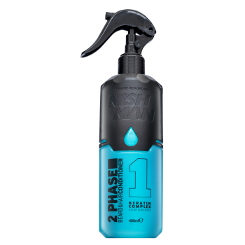 Nishman 2 Phase Beard&Hair Conditioner Voedende conditioner voor haar en baard 1 Keratin Complex 400 ml