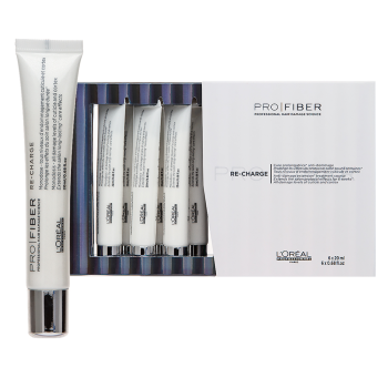 L´Oréal Professionnel Pro Fiber Re-Charge Anti-Damage Extension Treatment siero per capelli danneggiati 6 x 20 ml