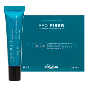 L´Oréal Professionnel Pro Fiber Restore Repairing Concentrate siero per capelli danneggiati 10 x 15 ml