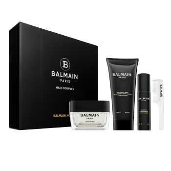 Balmain Homme Signature Men's Giftset darčeková sada za muškarce 200 ml + 30 ml + 100 g