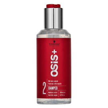 Schwarzkopf Professional Osis+ Damped pomada do włosów dla efektu "mokrej Włoszki" 200 ml