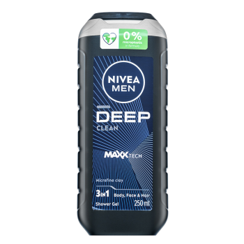 Nivea Men Deep Clean gel doccia Shower Gel 250 ml