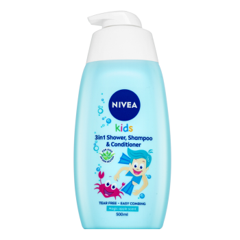 Nivea Kids 3v1 Shower & Shampoo & Conditioner Champú, acondicionador y gel de baño Para niños Boy 500 ml