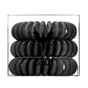 HH Simonsen Hair Cuddles 3 pcs Gomas para el pelo Black