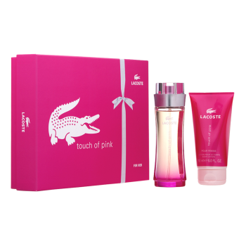 Lacoste Touch of Pink ajándékszett nőknek 90 ml