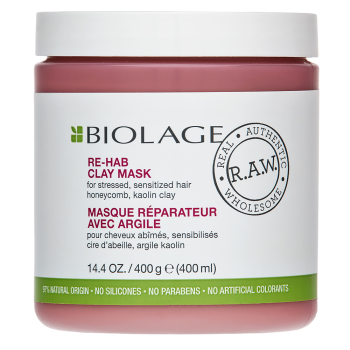 Matrix Biolage R.A.W. Re-Hab Clay Mask maszk igénybevett érzékeny hajra 400 ml