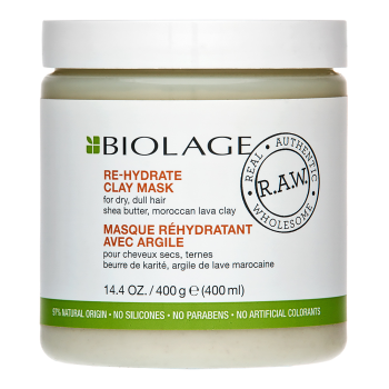 Matrix Biolage R.A.W. Re-Hydrate Clay Mask maszk száraz fakó hajra 400 ml