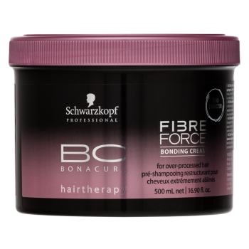 Schwarzkopf Professional BC Bonacure Fibre Force Bonding Cream maszk nagyon sérült hajra 500 ml
