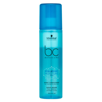 Schwarzkopf Professional BC Bonacure Hyaluronic Moisture Kick Spray Conditioner öblítés nélküli kondicionáló normál és száraz hajra 200 ml