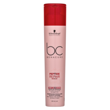 Schwarzkopf Professional BC Bonacure Peptide Repair Rescue Deep Nourishing Micellar Shampoo sampon sérült hajra 250 ml