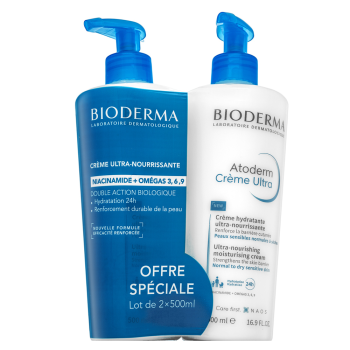 Bioderma Atoderm hranjiva krema Ultra-Nourishing Moisturising Cream 2 x 500 ml