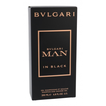 Bvlgari Man in Black Gel de duș bărbați 200 ml