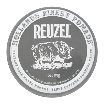 Reuzel Extreme Hold Matte Pomade pasta za modeliranje za zelo močno pritrditev 113 g