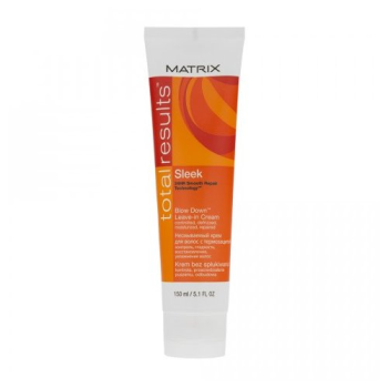 Matrix Total Results Sleek regenererende crème voor warmtebehandeling van haar 150 ml