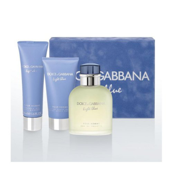 Dolce & Gabbana Light Blue Pour Homme ajándékszett férfiaknak 75 ml