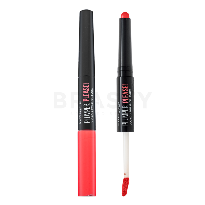 Maybelline Plumper, Please! Shaping Lip Duo color y brillo bifásicos para labios de larga duración Power Stare 5 ml