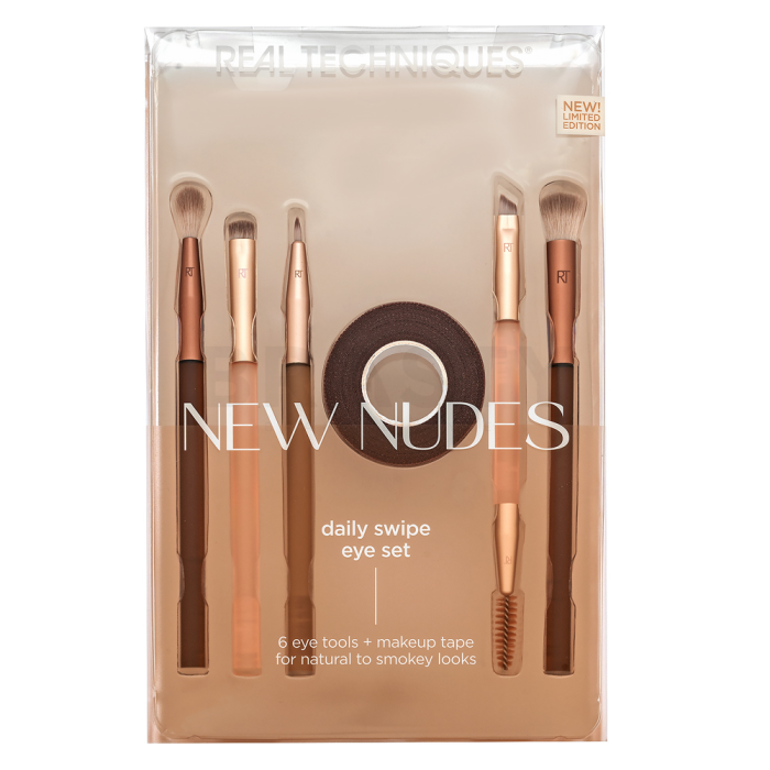 Real Techniques New Nudes Daily Swipe Eye Set borstelset voor ogen