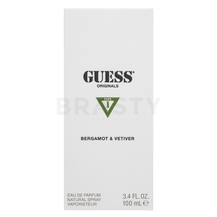 Guess Originals Type 1 Bergamot & Vetiver woda perfumowana unisex 100 ml