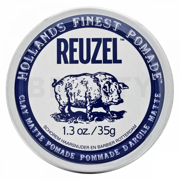 Reuzel Clay Matte Pomade Plastilina Para un efecto mate 35 g