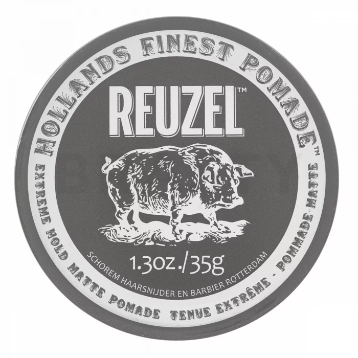 Reuzel Extreme Hold Matte Pomade pasta za modeliranje za zelo močno pritrditev 35 g