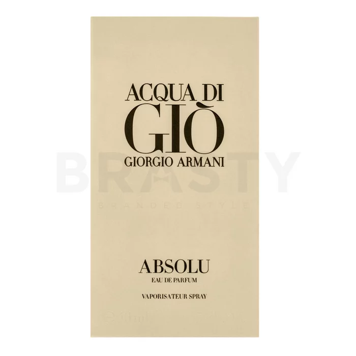 Armani (Giorgio Armani) Acqua di Gio Absolu Eau de Parfum férfiaknak 40 ml