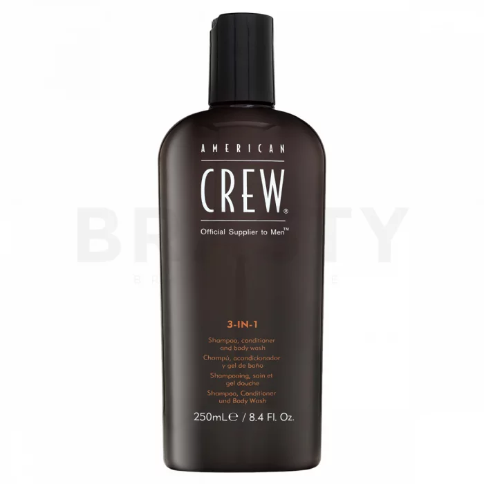 American Crew 3-in-1 šampon, kondicionér a sprchový gel pro každodenní použití 250 ml