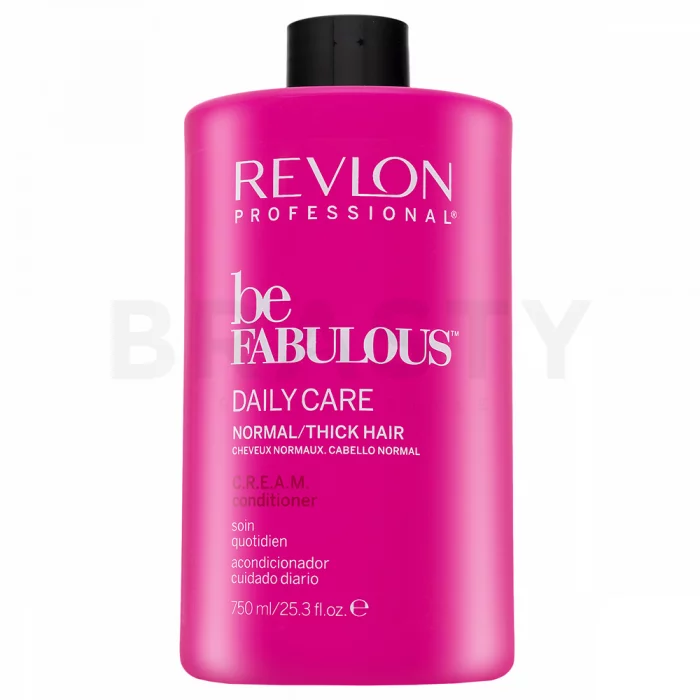 Revlon Professional Be Fabulous Normal/Thick C.R.E.A.M. Conditioner подхранващ балсам за хидратиране на косата 750 ml
