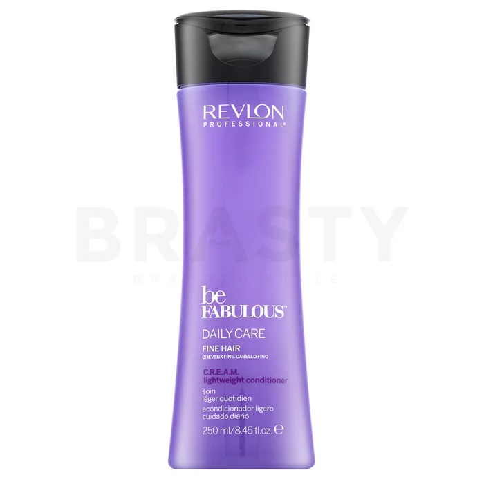 Revlon Professional Be Fabulous Fine C.R.E.A.M. Lightweight Conditioner подхранващ балсам за фина коса 250 ml