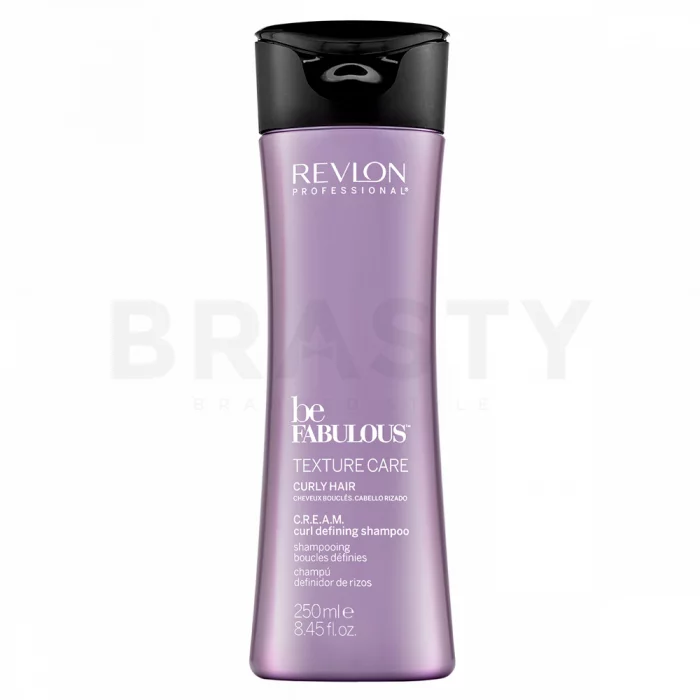 Revlon Professional Be Fabulous Texture Care C.R.E.A.M. Curl Defining Shampoo Shampoo für lockiges und krauses Haar 250 ml