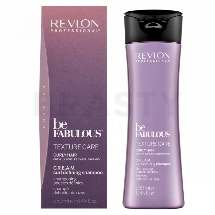 Revlon Professional Be Fabulous Texture Care C.R.E.A.M. Curl Defining Shampoo Shampoo für lockiges und krauses Haar 250 ml