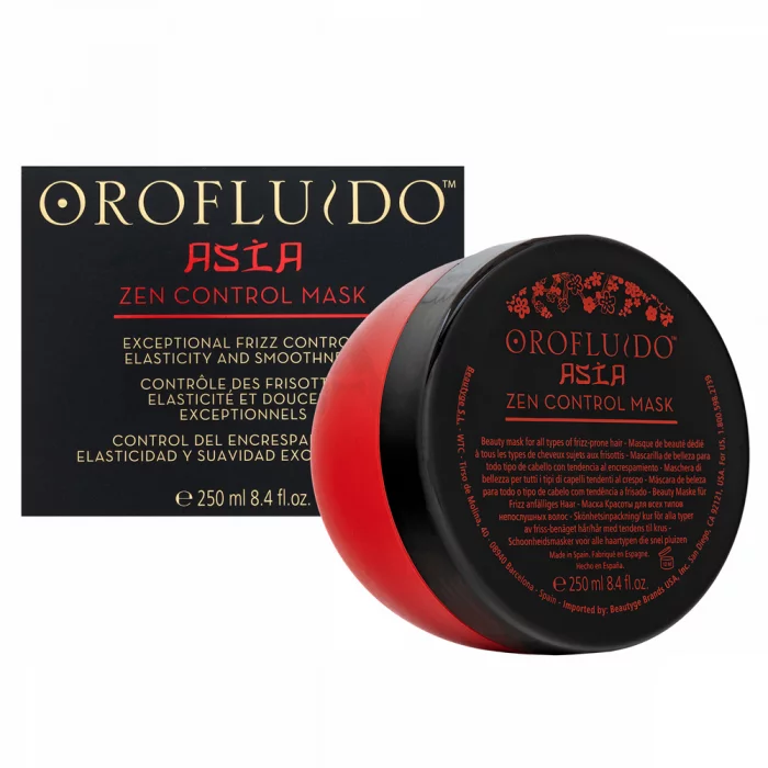 Orofluido Asia Zen Control Mask tápláló maszk rakoncátlan és sérült hajra 250 ml