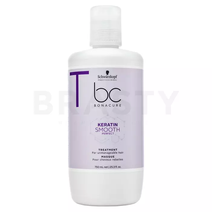 Schwarzkopf Professional BC Bonacure Keratin Smooth Perfect Treatment Bändigende Haarmaske für widerspenstiges Haar 750 ml