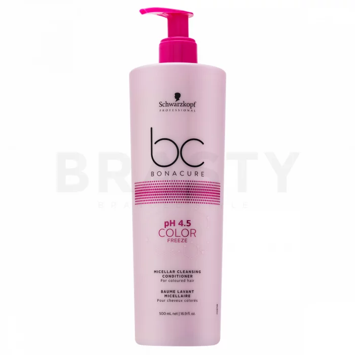 Schwarzkopf Professional BC Bonacure pH 4.5 Color Freeze Micellar Cleansing Conditioner balsamo per capelli colorati 500 ml