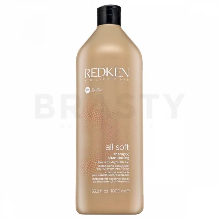 Redken All Soft Shampoo nourishing shampoo for dry hair and unruly hair 1000 ml