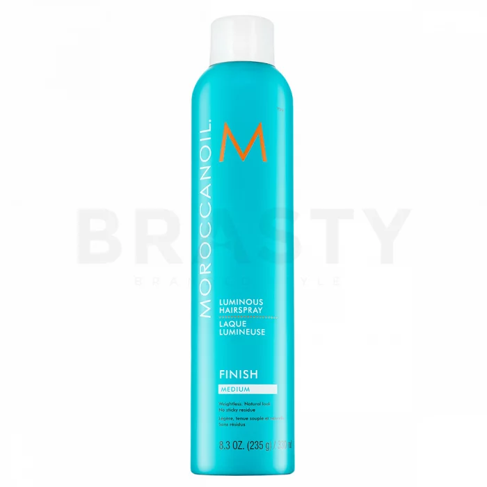 Moroccanoil Finish Luminous Hairspray Medium vyživující lak na vlasy pro střední fixaci 330 ml