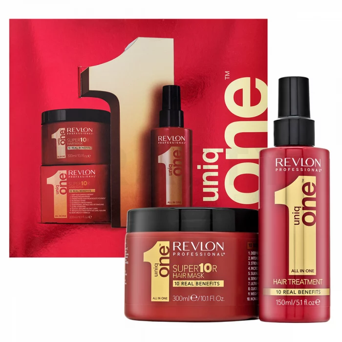 Revlon Professional Uniq One All In One Set sada pre poškodené vlasy 300 ml + 150 ml
